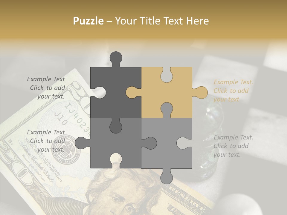 Money American Brilliant PowerPoint Template