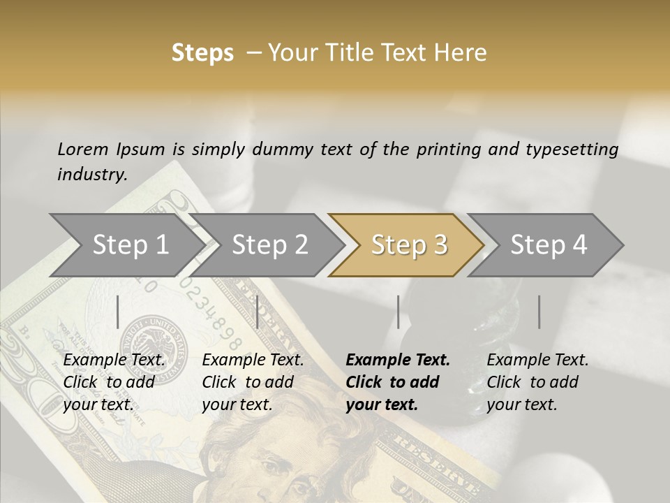 Money American Brilliant PowerPoint Template