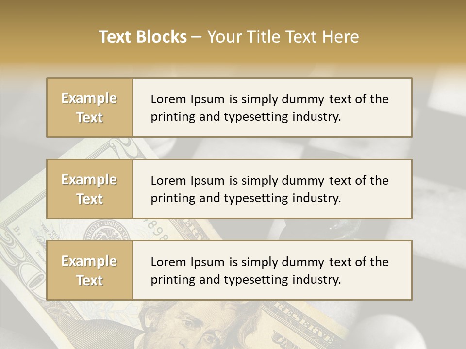 Money American Brilliant PowerPoint Template