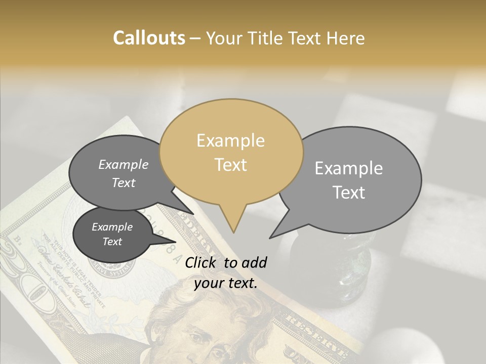 Money American Brilliant PowerPoint Template