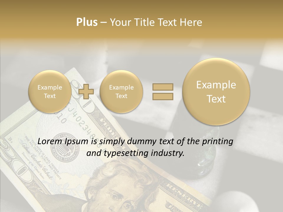 Money American Brilliant PowerPoint Template