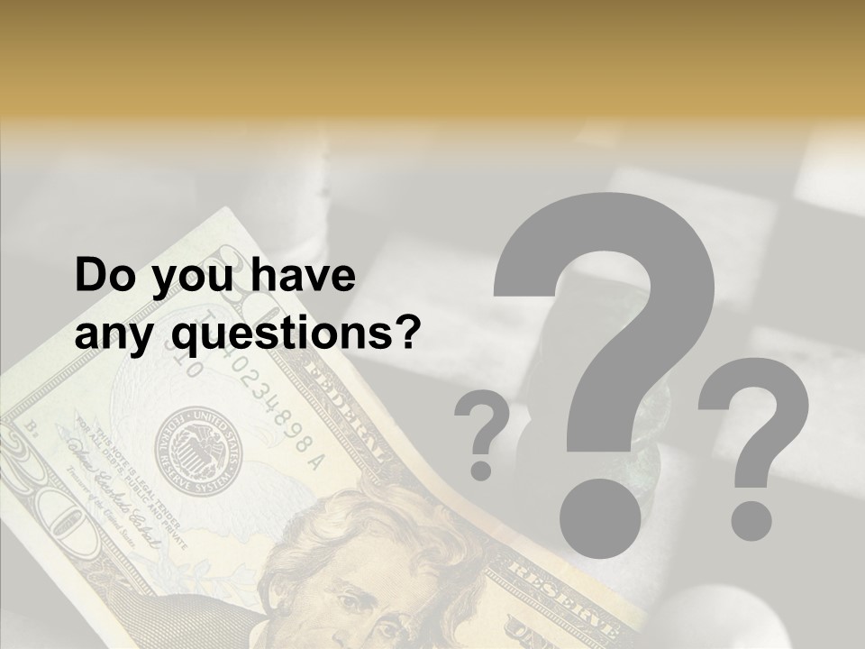 Money American Brilliant PowerPoint Template