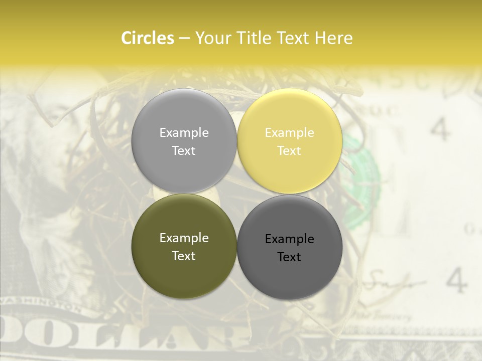 Earn Investment Dollar PowerPoint Template