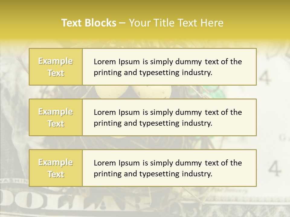 Earn Investment Dollar PowerPoint Template