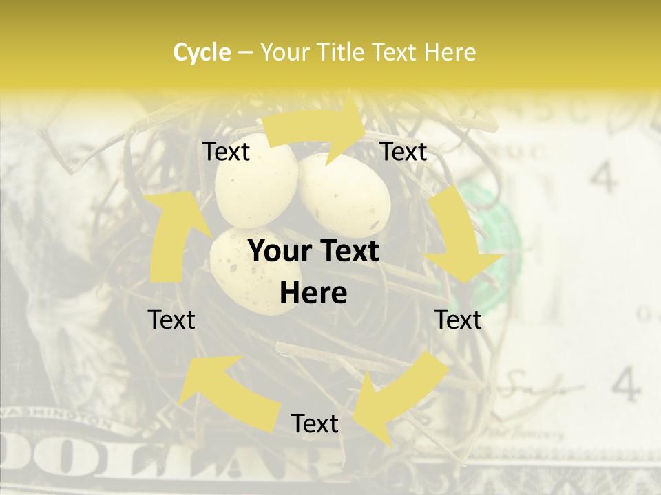 Earn Investment Dollar PowerPoint Template