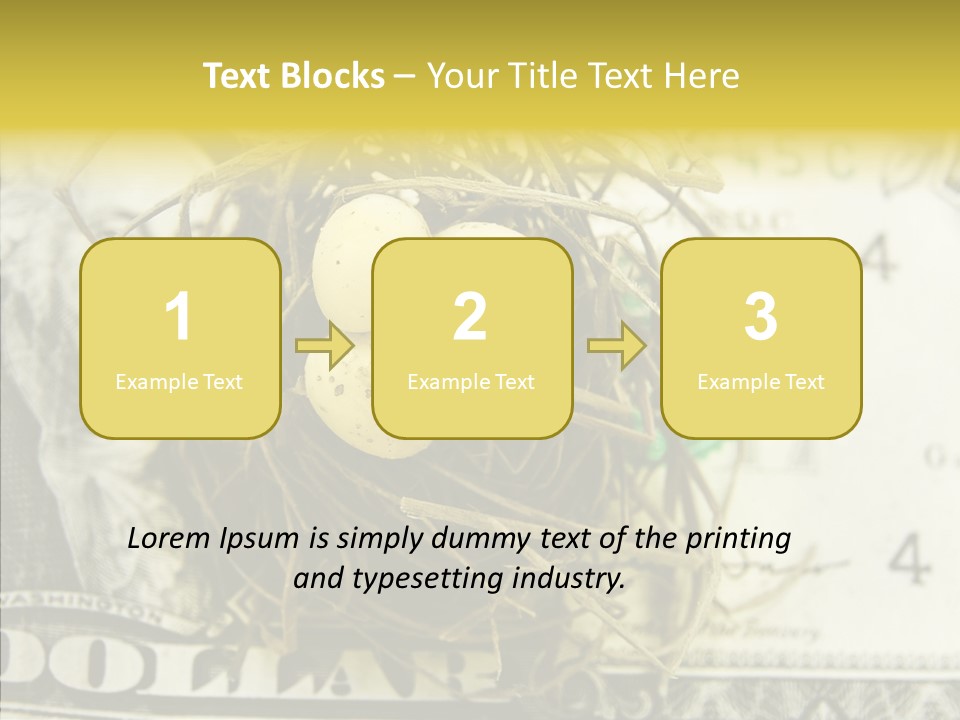 Earn Investment Dollar PowerPoint Template