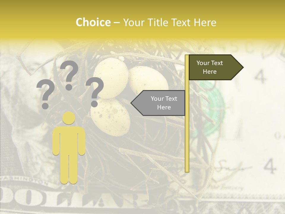 Earn Investment Dollar PowerPoint Template