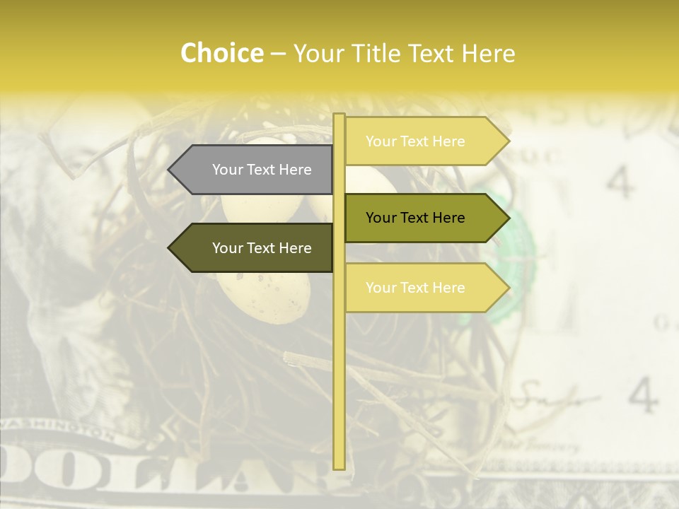 Earn Investment Dollar PowerPoint Template