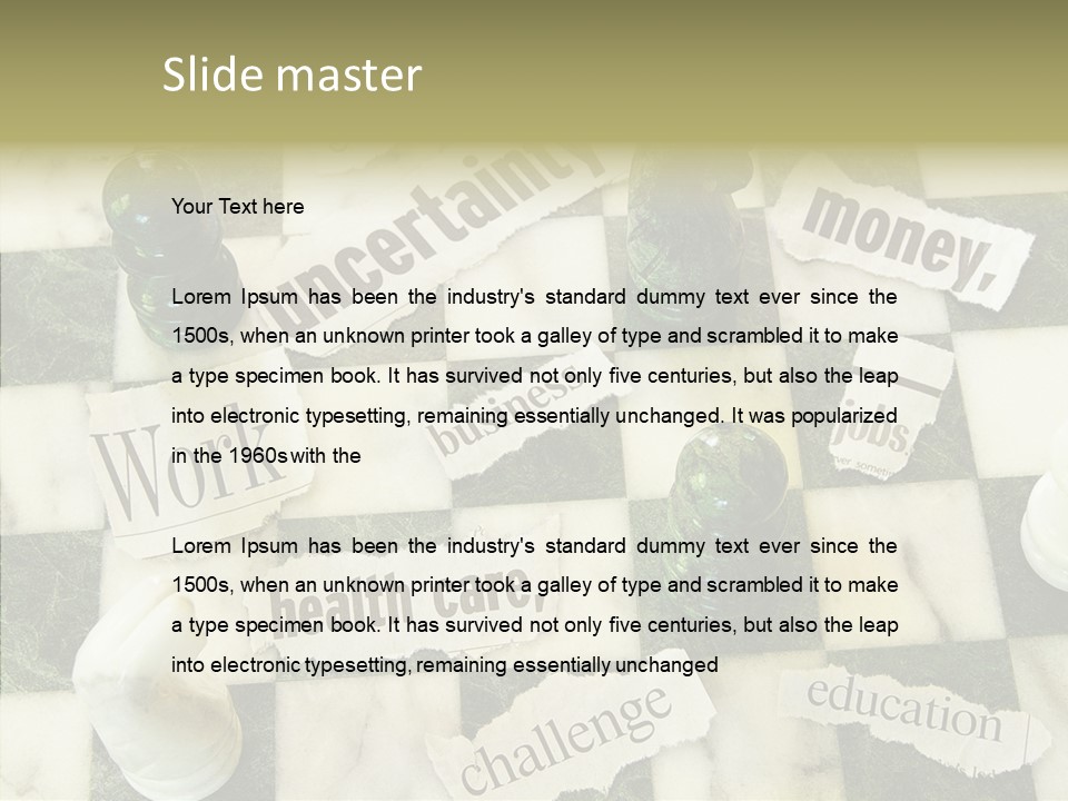 Torn Strategy Risky PowerPoint Template