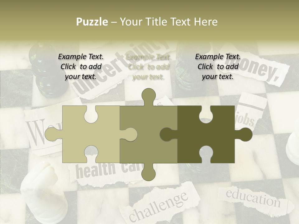 Torn Strategy Risky PowerPoint Template