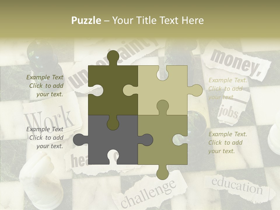 Torn Strategy Risky PowerPoint Template