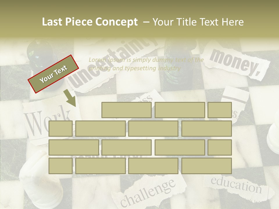 Torn Strategy Risky PowerPoint Template