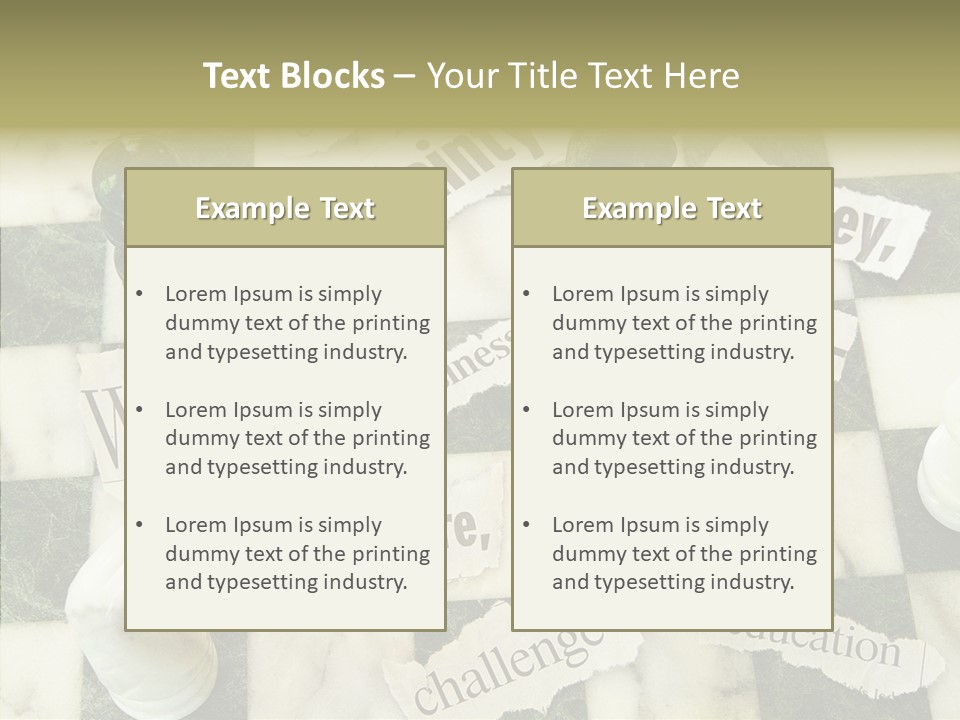 Torn Strategy Risky PowerPoint Template