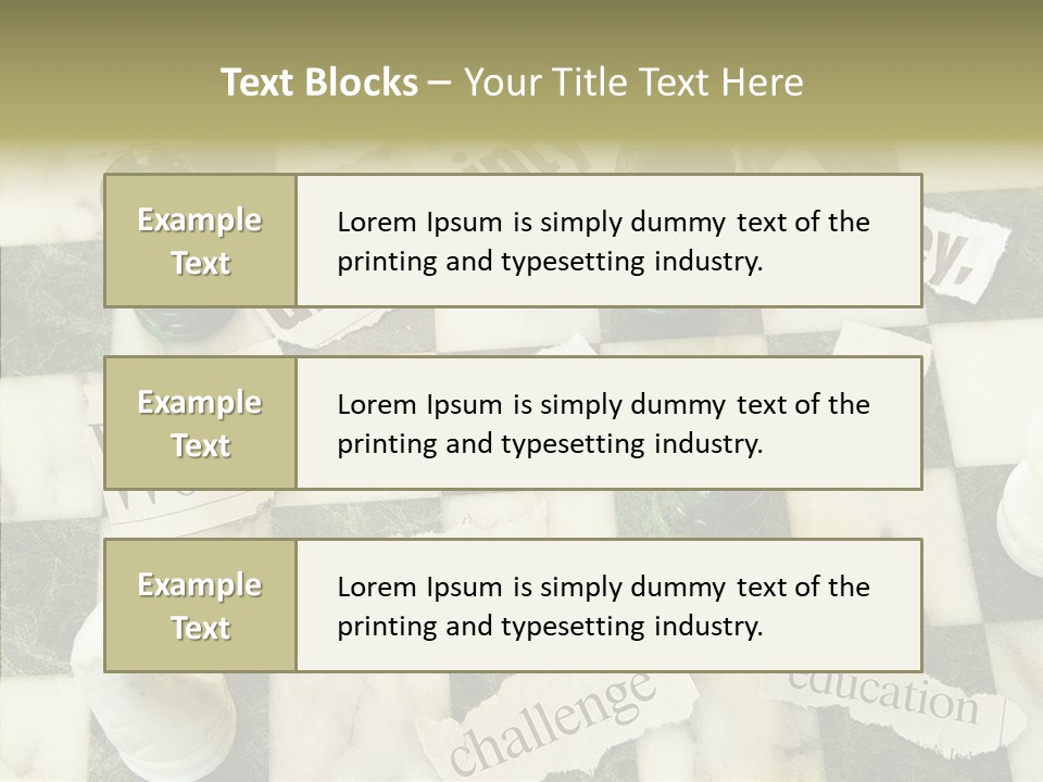 Torn Strategy Risky PowerPoint Template