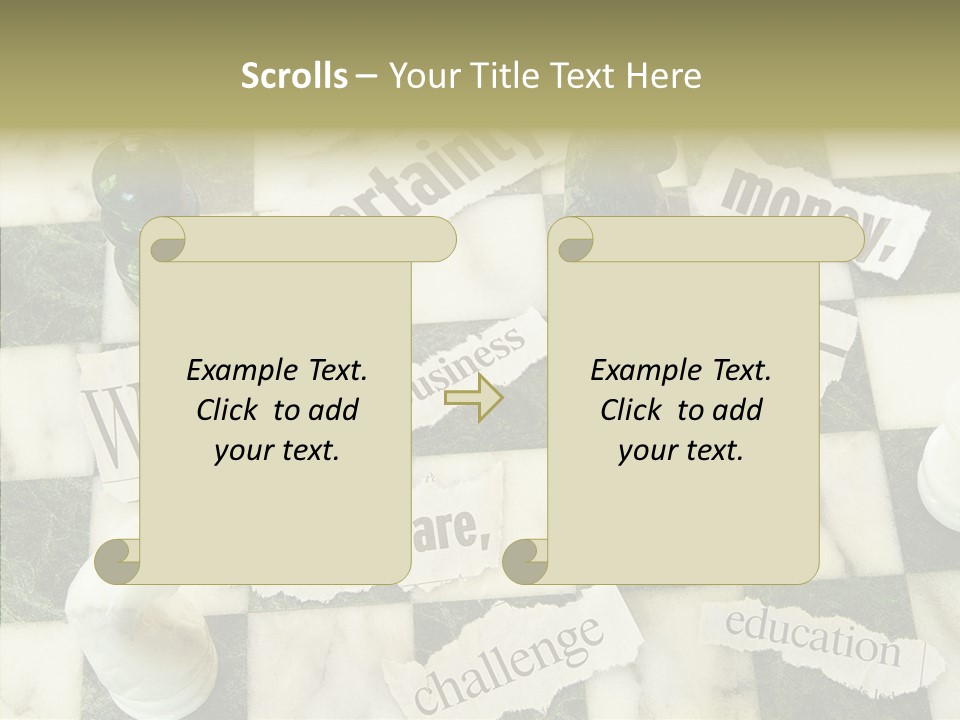 Torn Strategy Risky PowerPoint Template