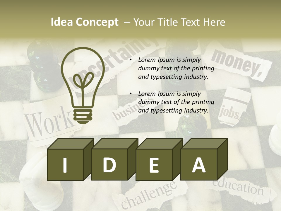 Torn Strategy Risky PowerPoint Template