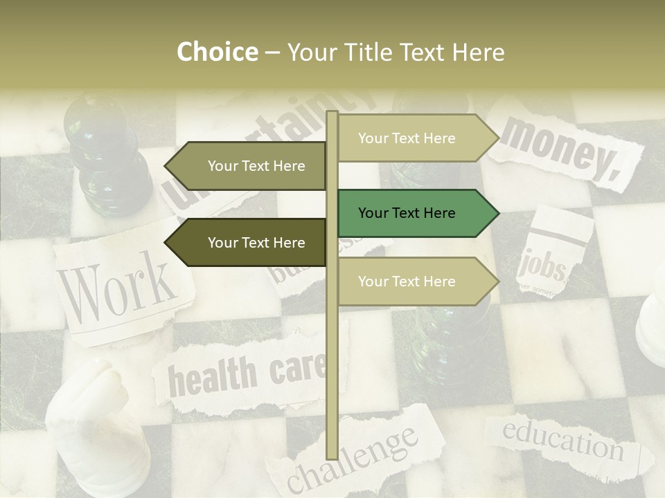 Torn Strategy Risky PowerPoint Template