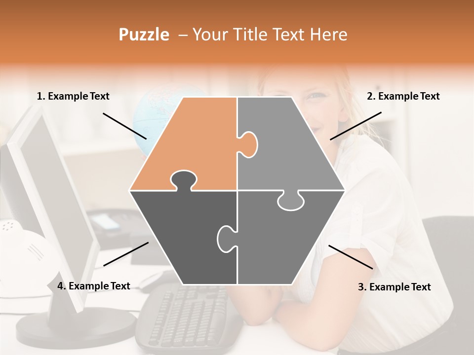 Person International Female PowerPoint Template