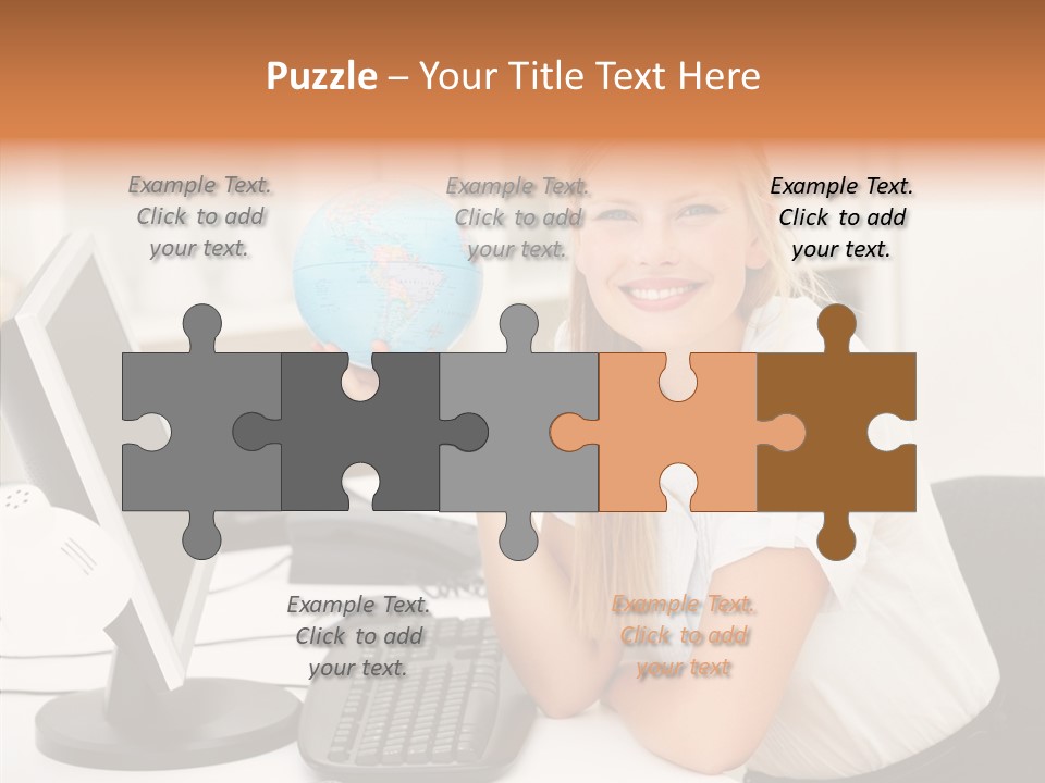 Person International Female PowerPoint Template