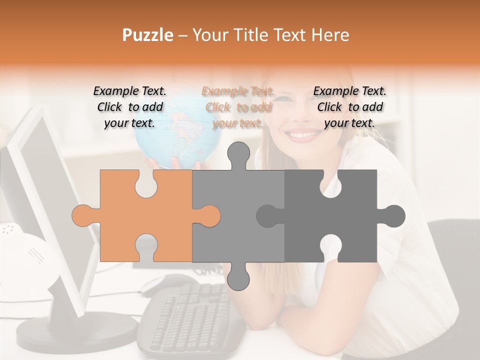 Person International Female PowerPoint Template