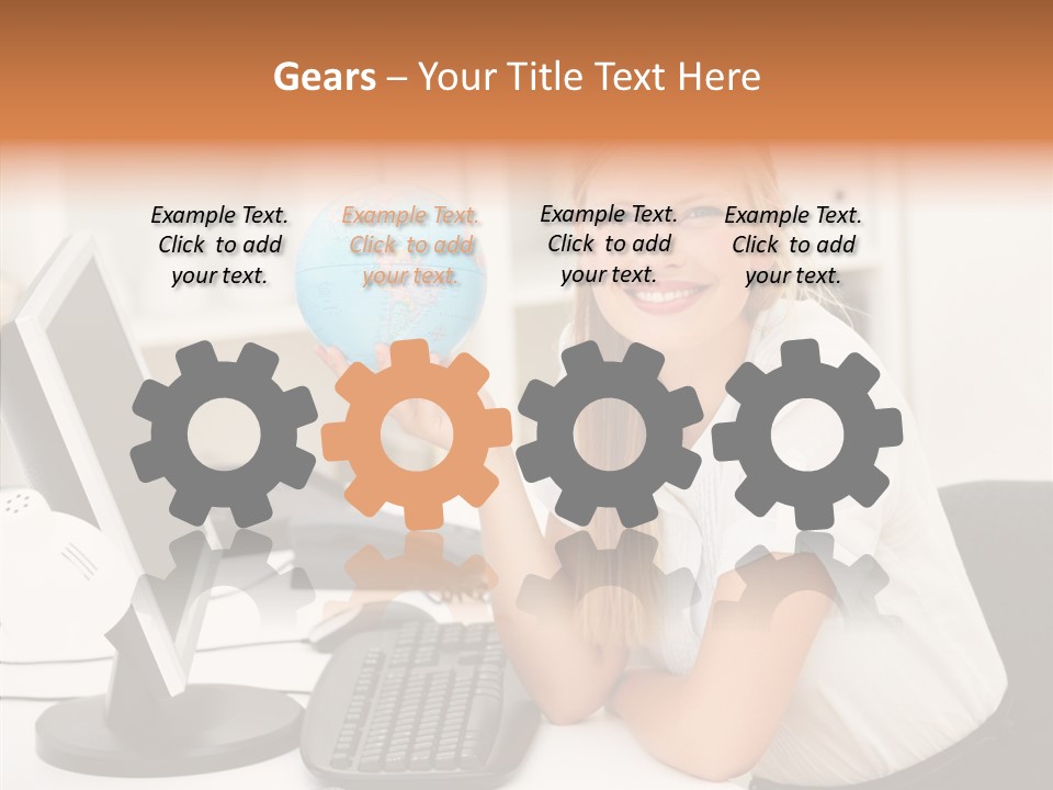 Person International Female PowerPoint Template