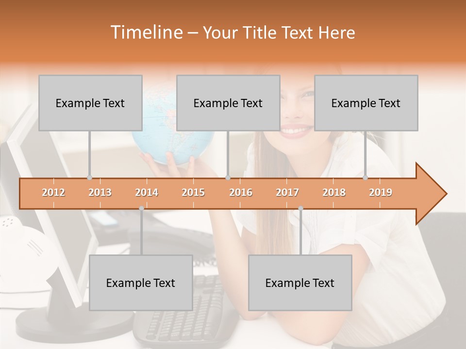 Person International Female PowerPoint Template