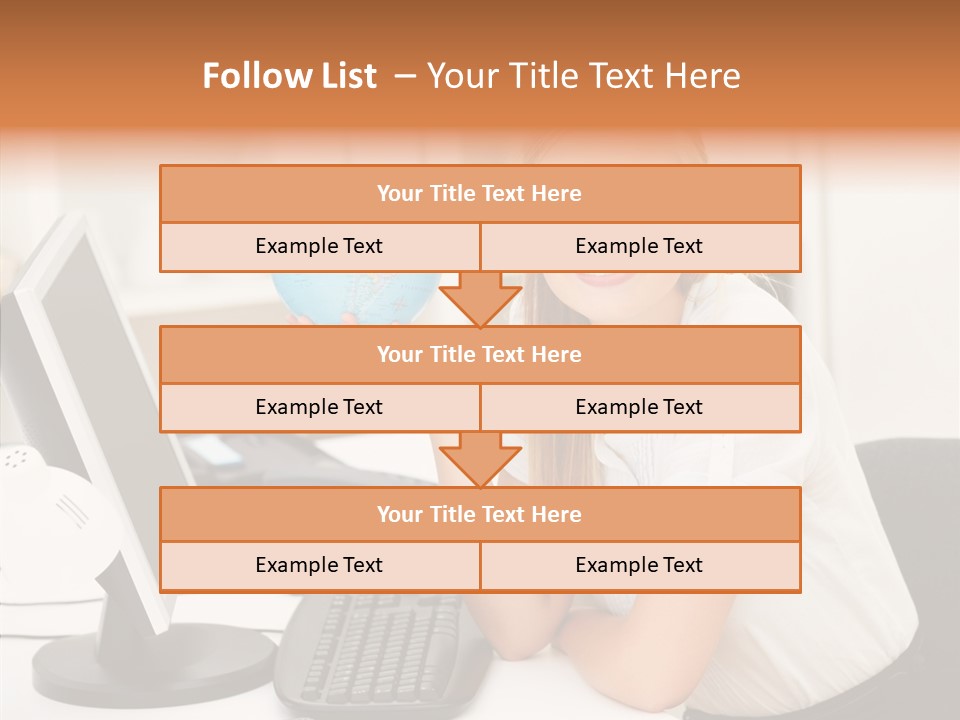 Person International Female PowerPoint Template