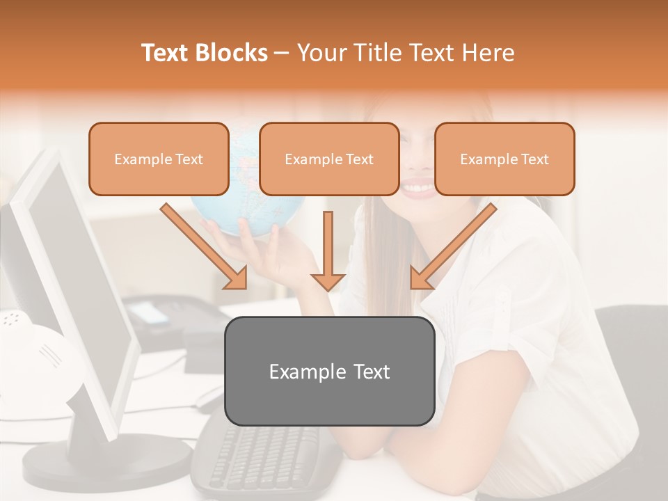Person International Female PowerPoint Template