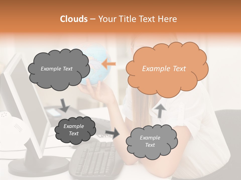 Person International Female PowerPoint Template