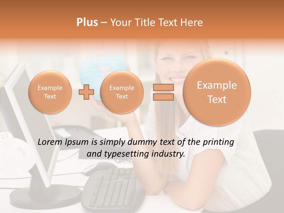 Person International Female PowerPoint Template
