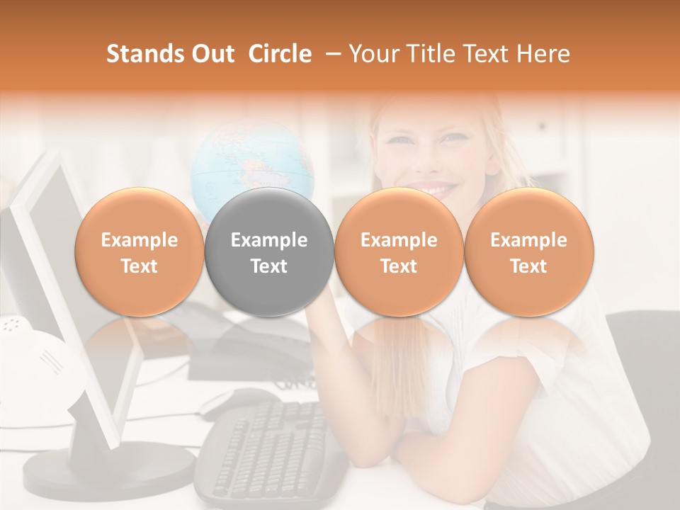 Person International Female PowerPoint Template