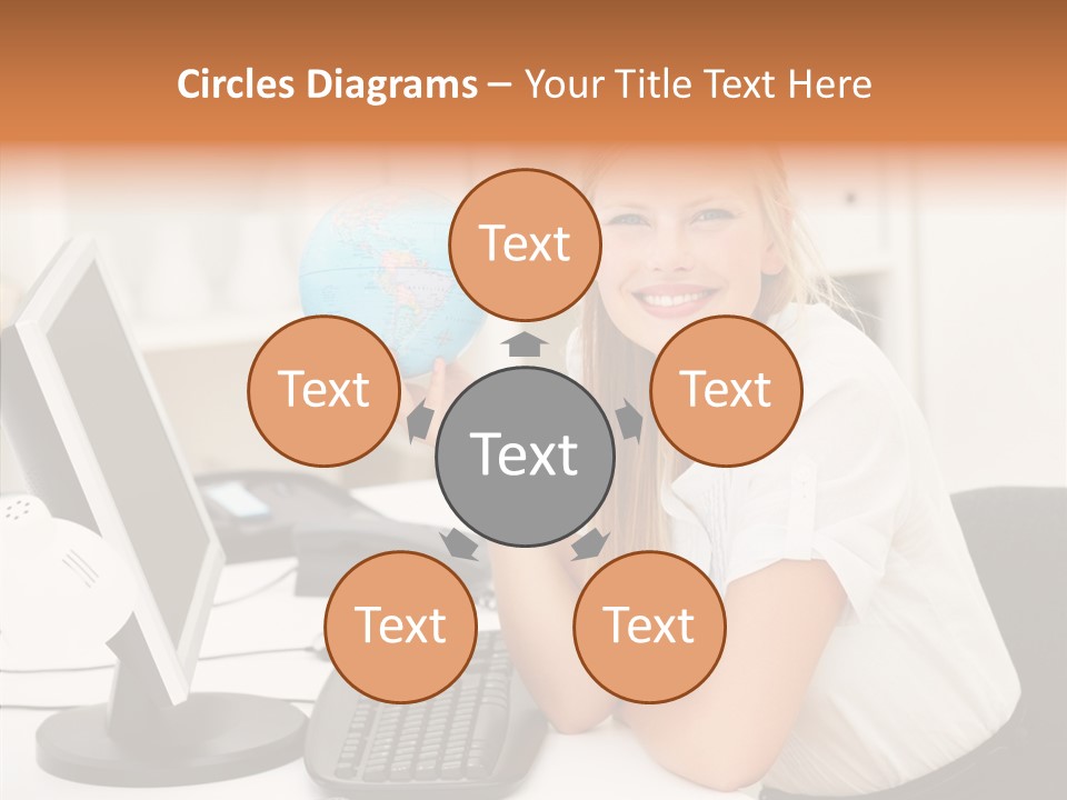 Person International Female PowerPoint Template