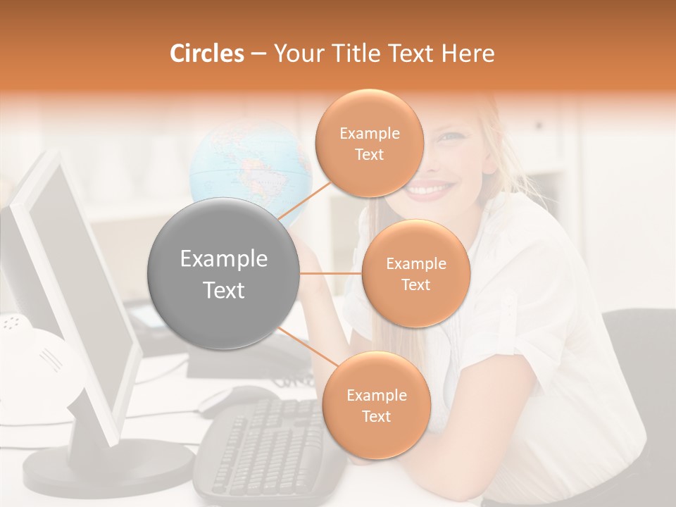 Person International Female PowerPoint Template