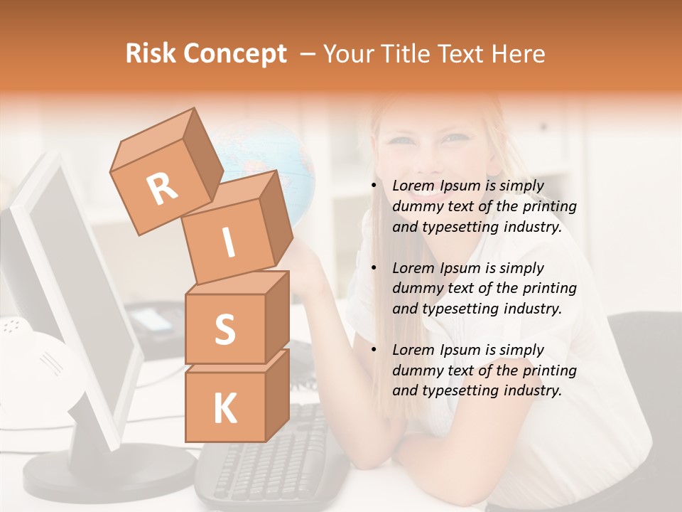 Person International Female PowerPoint Template