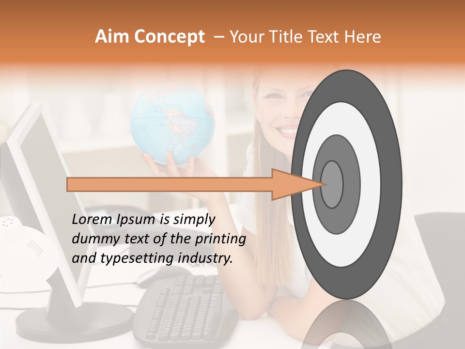 Person International Female PowerPoint Template