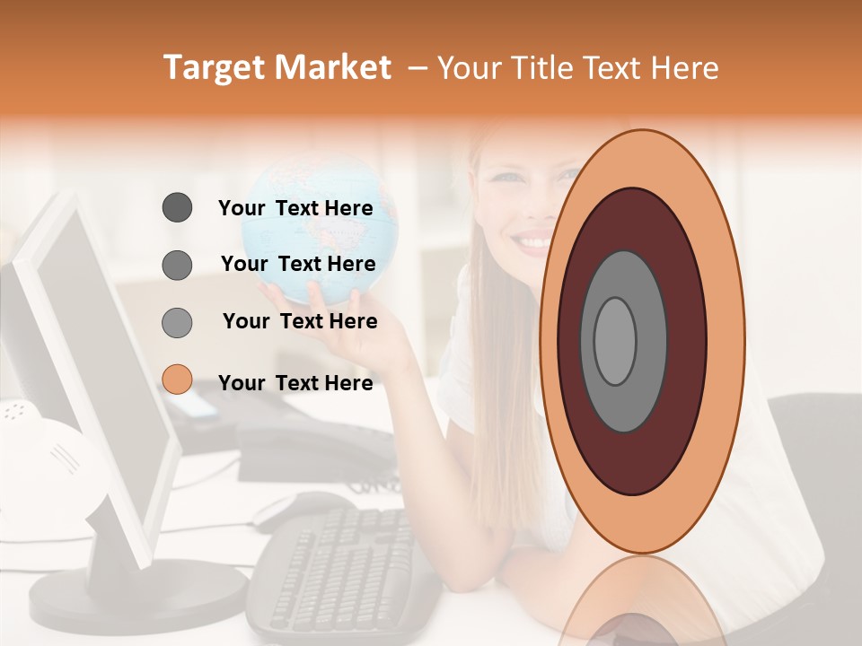 Person International Female PowerPoint Template