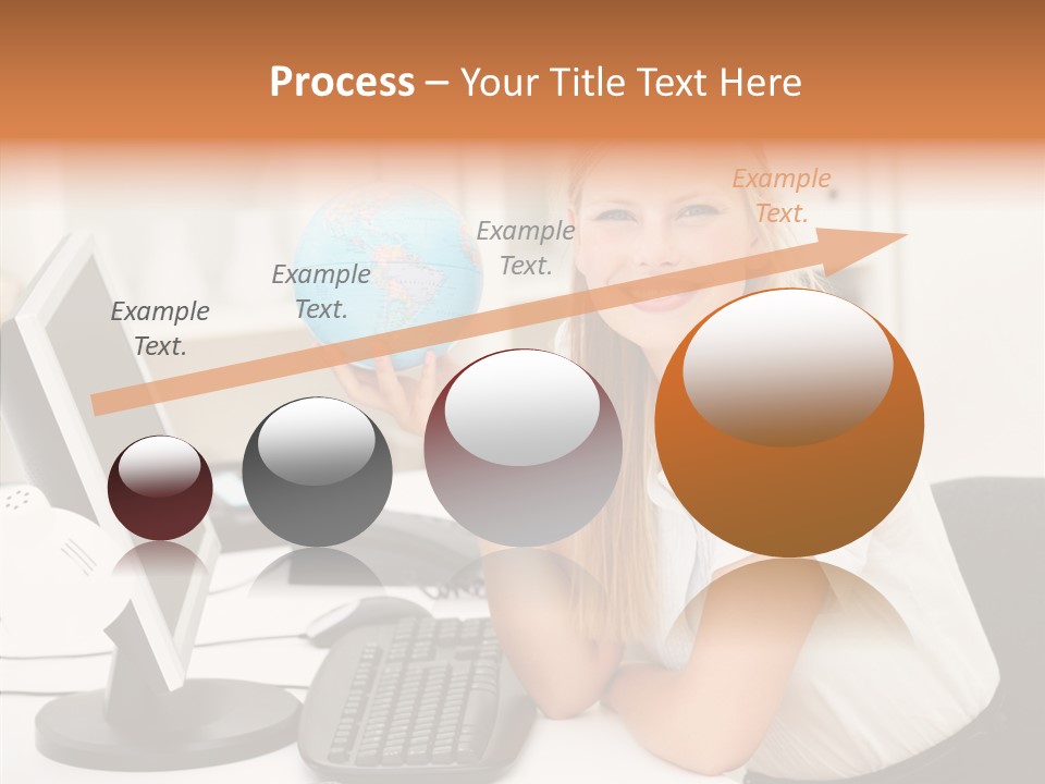 Person International Female PowerPoint Template