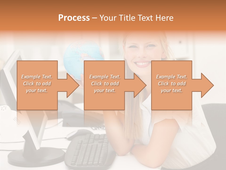 Person International Female PowerPoint Template
