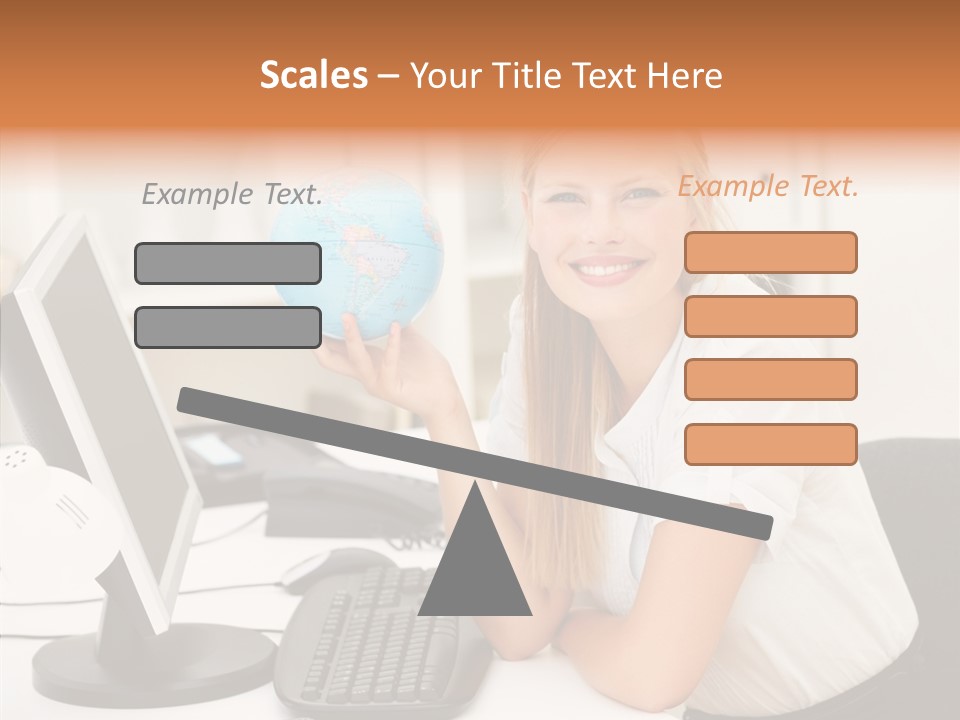 Person International Female PowerPoint Template