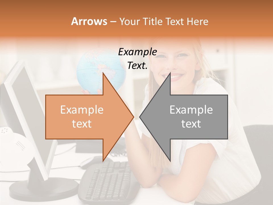 Person International Female PowerPoint Template