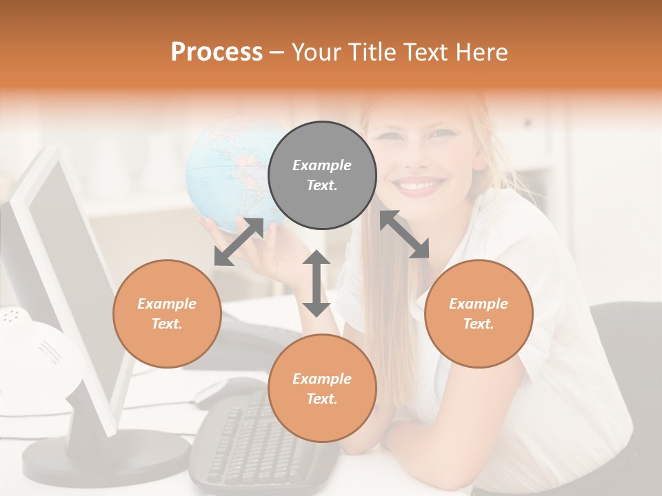 Person International Female PowerPoint Template