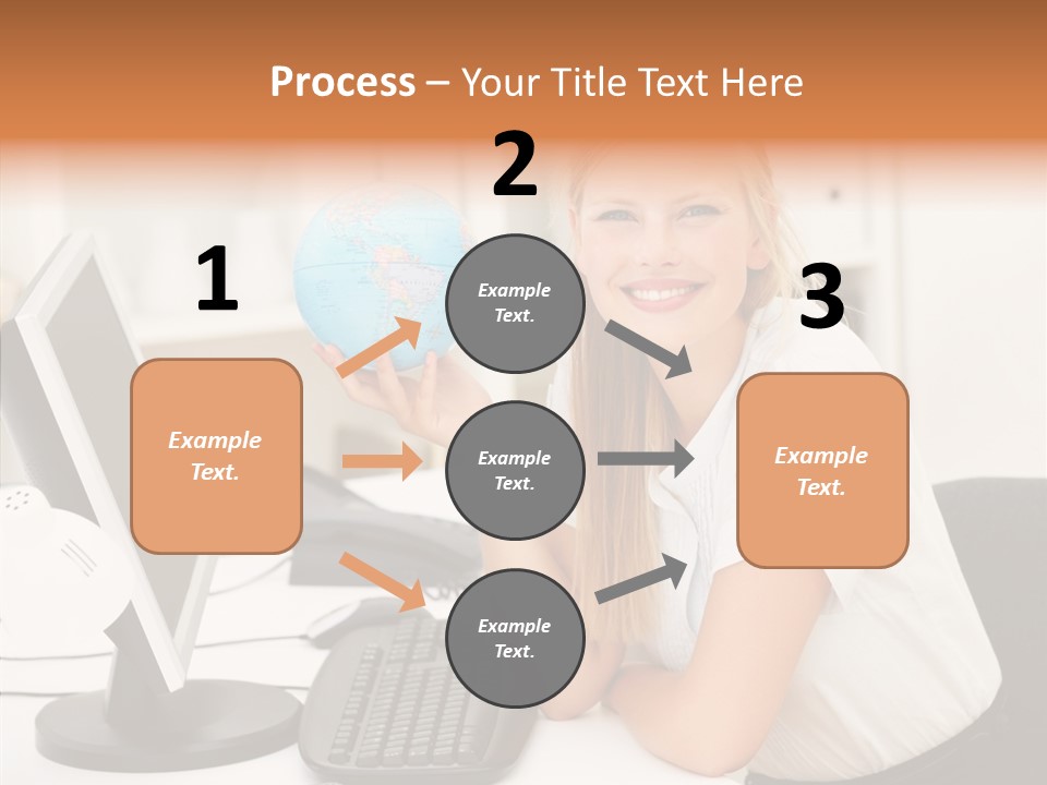 Person International Female PowerPoint Template