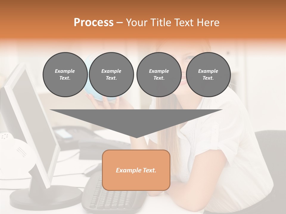 Person International Female PowerPoint Template