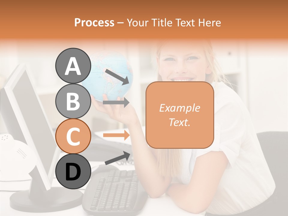 Person International Female PowerPoint Template