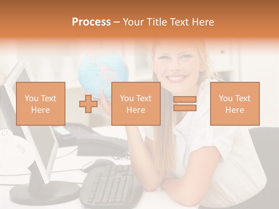 Person International Female PowerPoint Template