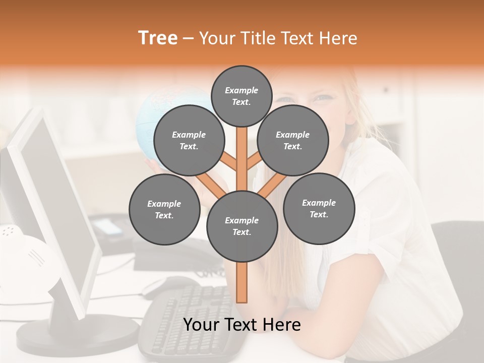 Person International Female PowerPoint Template