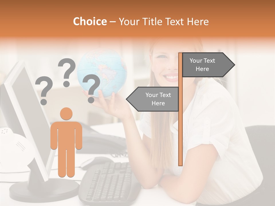 Person International Female PowerPoint Template