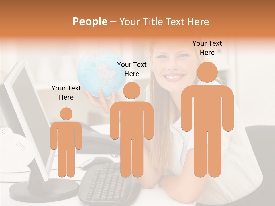 Person International Female PowerPoint Template