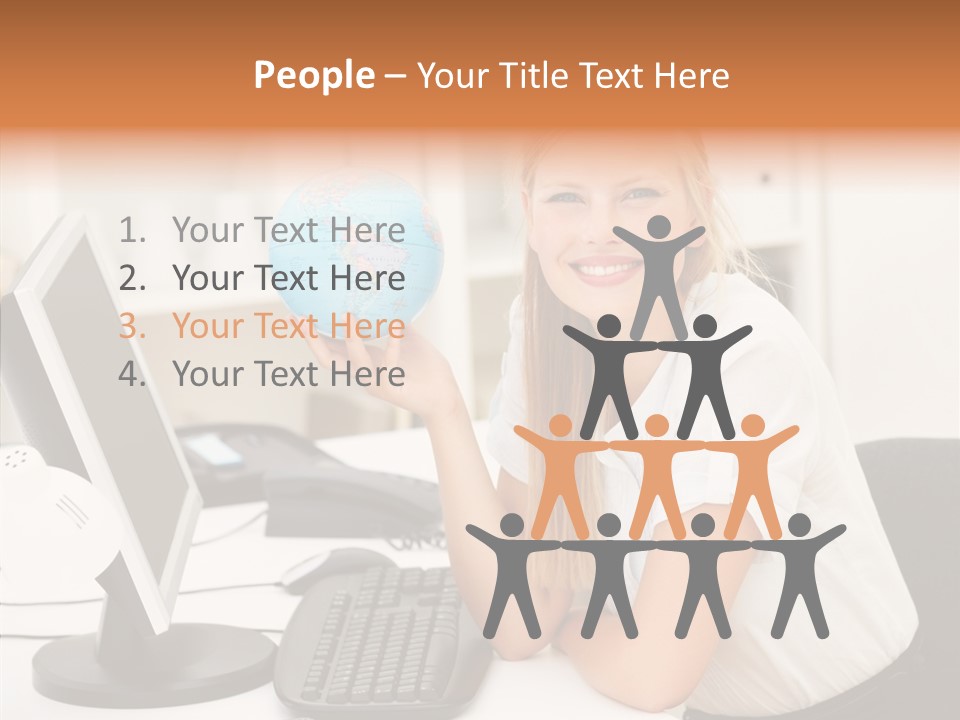 Person International Female PowerPoint Template