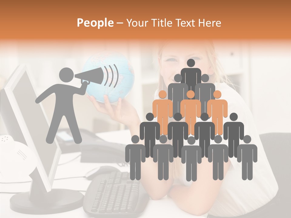 Person International Female PowerPoint Template